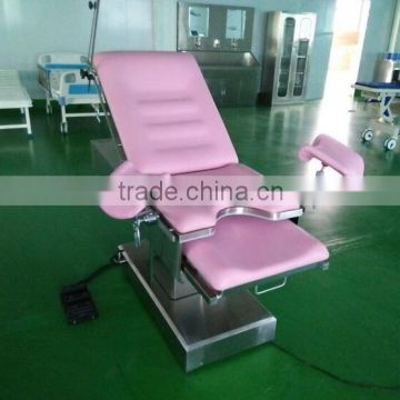 Electric operation bed pull type comprehensive gynecological gynecological table delivery surgery delivered examination bed