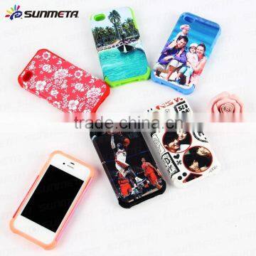 alibaba china market 3d cell phone case for iPhone 4, sublimation phone case