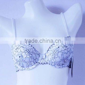 China bra factory fashion design bra high quality embroidery new model bra