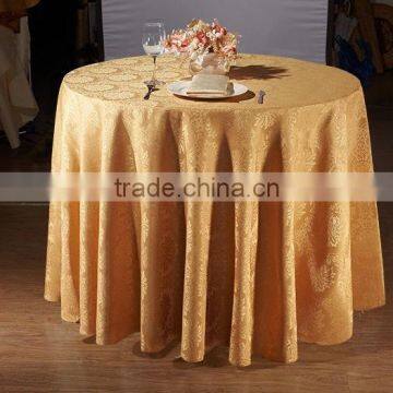 132 inch jacquard table cloth for banquet