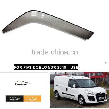 CAR DOOR VISOR RAIN DEFLECTOR FOR FIAT FIAT DOBLO 5DR 2010 USE