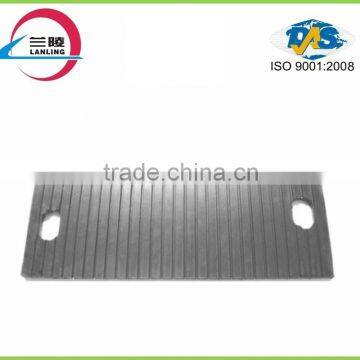 Non slip rubber pad for railway