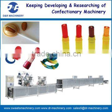 toy lollipop depositing machine