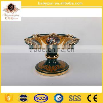 Home Decorations Gold Fruit Ceramic Pots