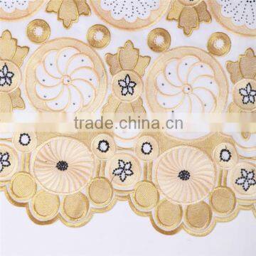 Hot Sale Latest Swiss Wedding Lace Fabric / African Organza Lace Fabric for Fashion Dress photo-6