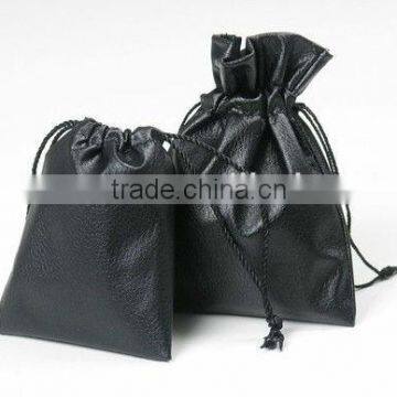 Hot sale high quality faux leather jewelry pouch