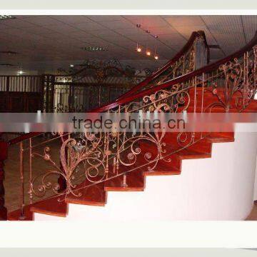 Top-selling hand forged metal stair handrail(LB-I-H-0010)