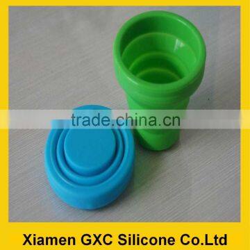 soft folding silicone drink cup for travel