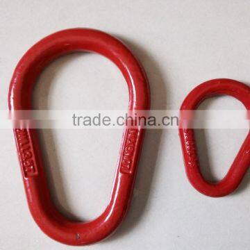 G80 pear shaped chain connecting link