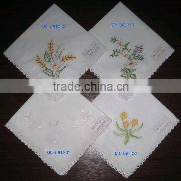 AAA Grade embroidered handkerchief