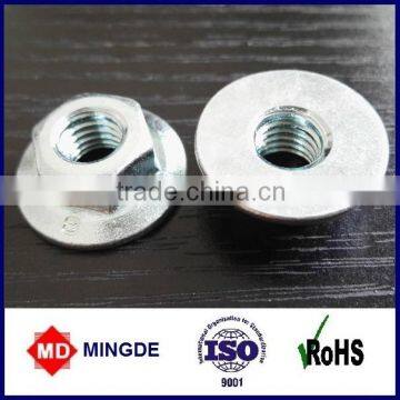 M8 flange nut steel Zinc plated