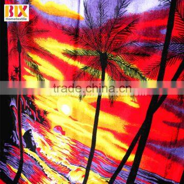 Wholesale High Quality 100% Cotton Customer Printed Beach Towel Suppliers China photo-4