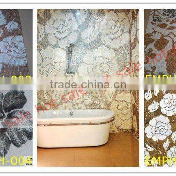 China freshwater river shell mosaic painting wall tile - hot sale wall tile