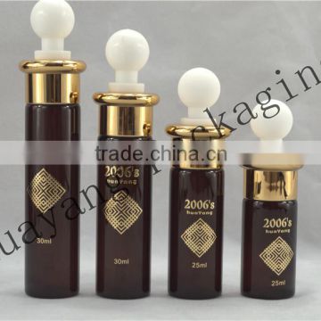 glass bottle for oil glass tube bottle glass baby bottle with roll cap