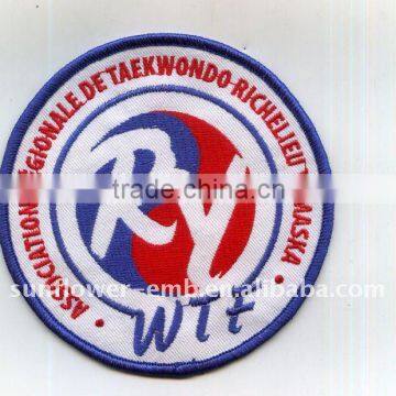 Sport embroidery patch