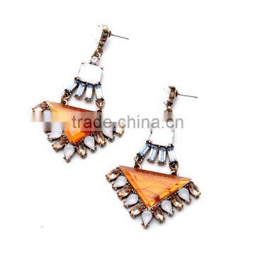 In Stock 2016 Fashion Dangle Long Earring New Design Wholesale High Quality Jewelry SKC1582