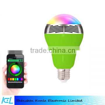 Good quality wholesale bluetooth led speaker Smart bulb with android /iOS app control