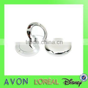 fashional round pocket mirror with led light