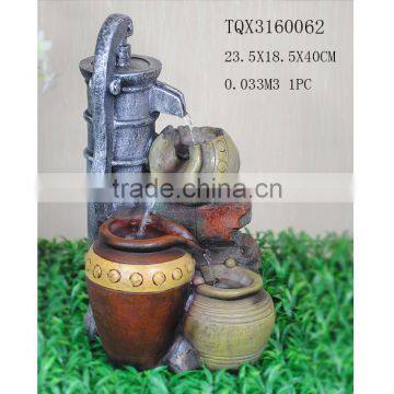 Garden battery operated mini waterfountain indoor