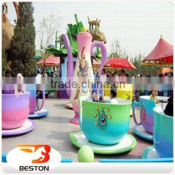 Funny Park Rides Coffee Cup Used Playground Equipment For Sale