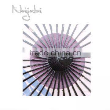 Peacock White Background Hand Painted Handmade Japanese Paper Umbrella Quality Choice photo-5