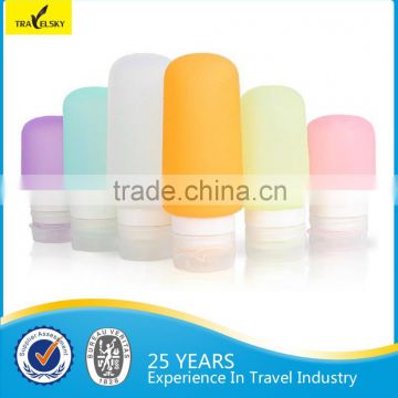 Portable mini travel set silicone travel bottle