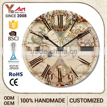 On Sale Factory Price 3D Custom Home Decoration Quartz Wall Clock Power