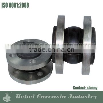 single/double bellow flexible rubber joint flange