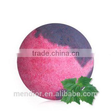 Mendior Patchouli and Sandawood essential oil Bath Bombs with mixed color Natural Bath Fizzers OEM Brand