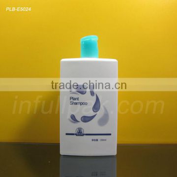 400ml Square Plastic HDPE Bottle with Flip top cap