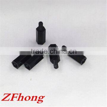 m2 m2.5 m3 m4 black hex pcb nylon / plastic spacer standoff male female