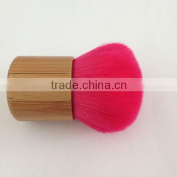 bamboo handle powder brush,pink kabuki makeup brush