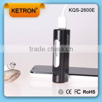 NINGBO KETRON patent design 5V/1A 2600mah power bank! ! power bank