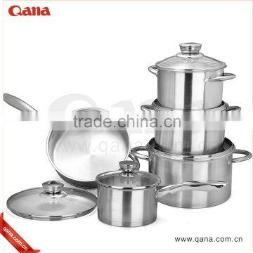 High quality 201/304 induction stainless steel cookware