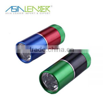 Colorful Mini Aluminum LED Torch with 5LED