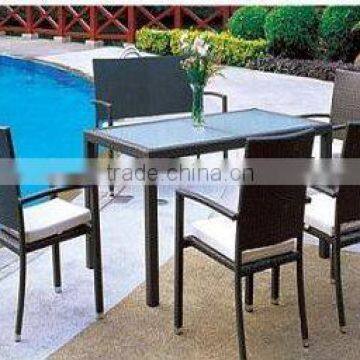 Rattan outdoor furniture rattan table set furniture oudoor