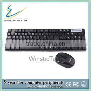 2014 the Best Cheap Wireless Keyboard and Mouse Combo/High Precision 2.4G Wireless Optical Technology