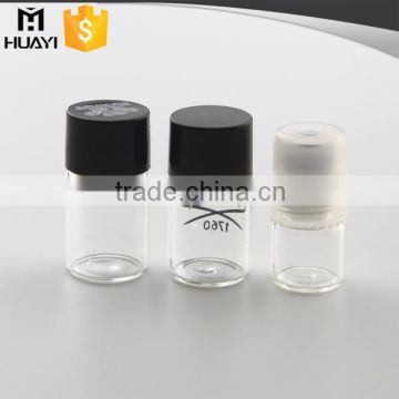 aroma oil clear 1ml glass roll on bottle