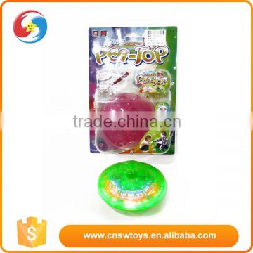 Shantou chenghai toy factory spinning top with music and light