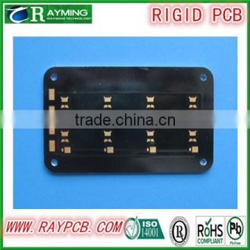 black soldermask rigid pcb with drill