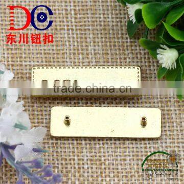 Gold Name Tag Branded Buttons for Garments Jeans Accessories photo-6