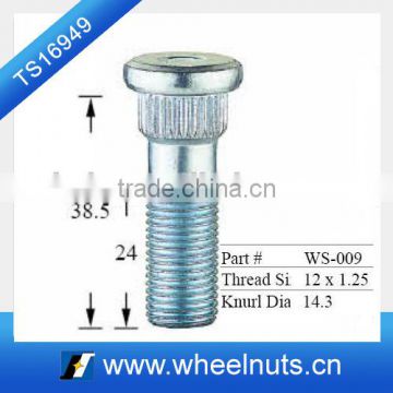 China products knurl stud bolt,products imported from china wholesale