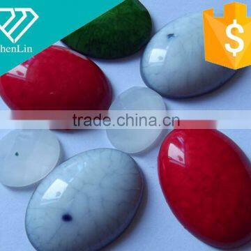 2016 New Fashion High Quality 18x13mm Turquoise Oval Acrylic Stone Beads for Jewelry Accessories Wholesale