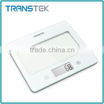 Diaphanous Beautiful digital weighing square kitchen balance scale