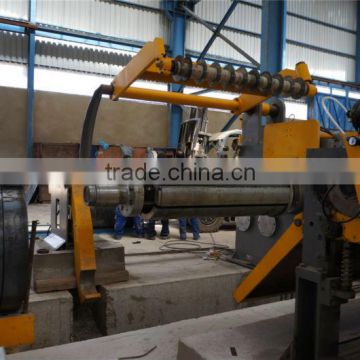 Metal strip coil slitting machine