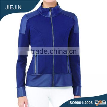 (Trade Assurance )women soft youth yoga jacket full zipper woman jacket