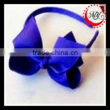 2016 Hot sale sapphire hair bands with bowknot