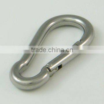 Stainless steel carabiner spring snap hook                        
                                                Quality Choice