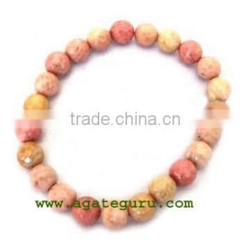 Rhodonite Beaded Bracelets : India Chakra Bracelet wholesaler