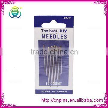 made in jiangsu high quality cheap rustless iron Hand Sewing Needles